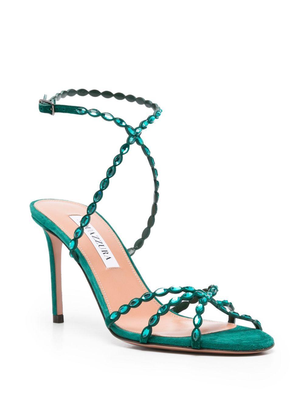 90mm Love Struck embellished stiletto sandals Product Image
