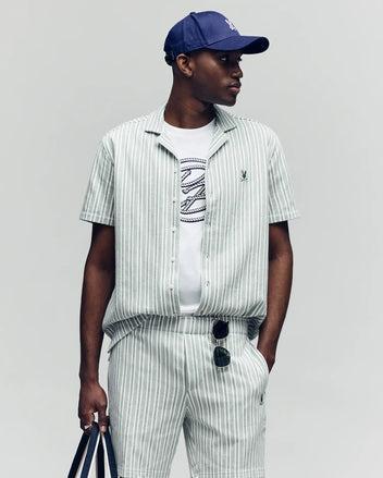 MENS ROBERT TEXTURE STRIPE SHIRT - MT0300005 Product Image