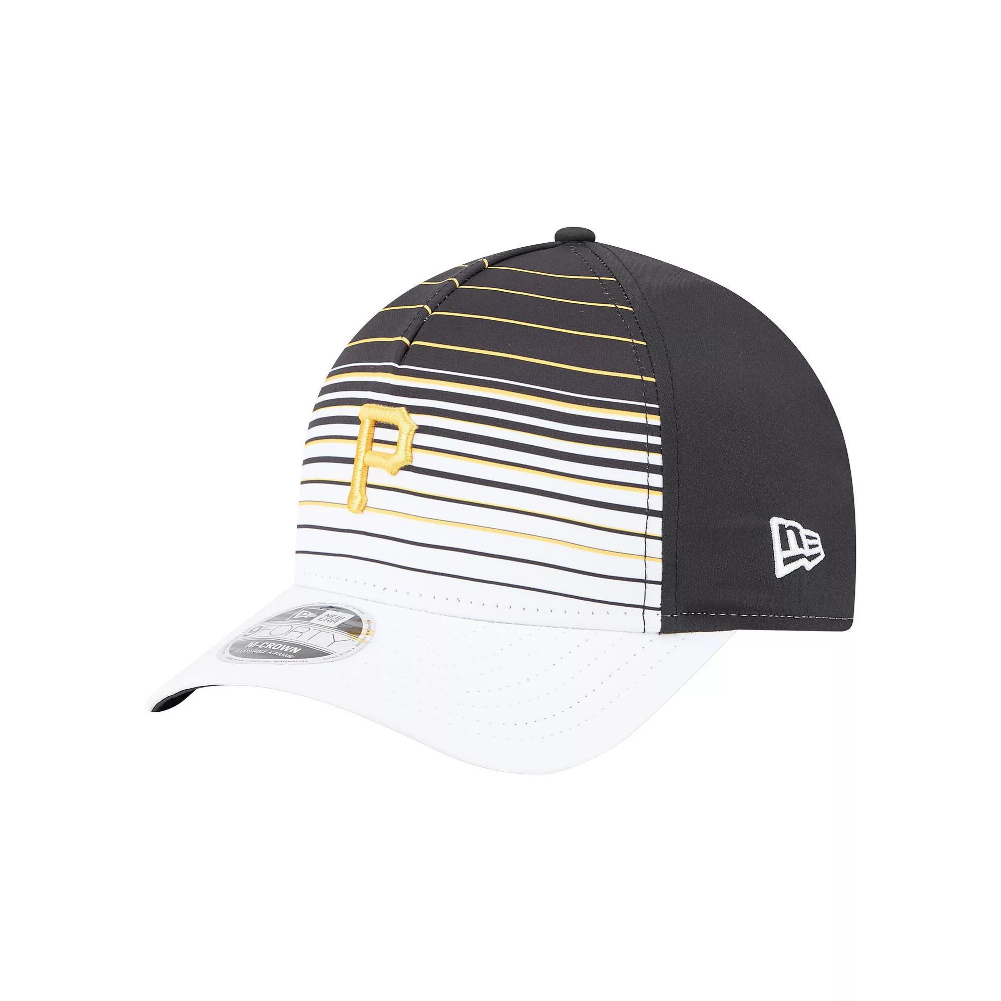 Men's New Era  Black Pittsburgh Pirates Gradient 9FORTY M-Crown Adjustable Hat Product Image