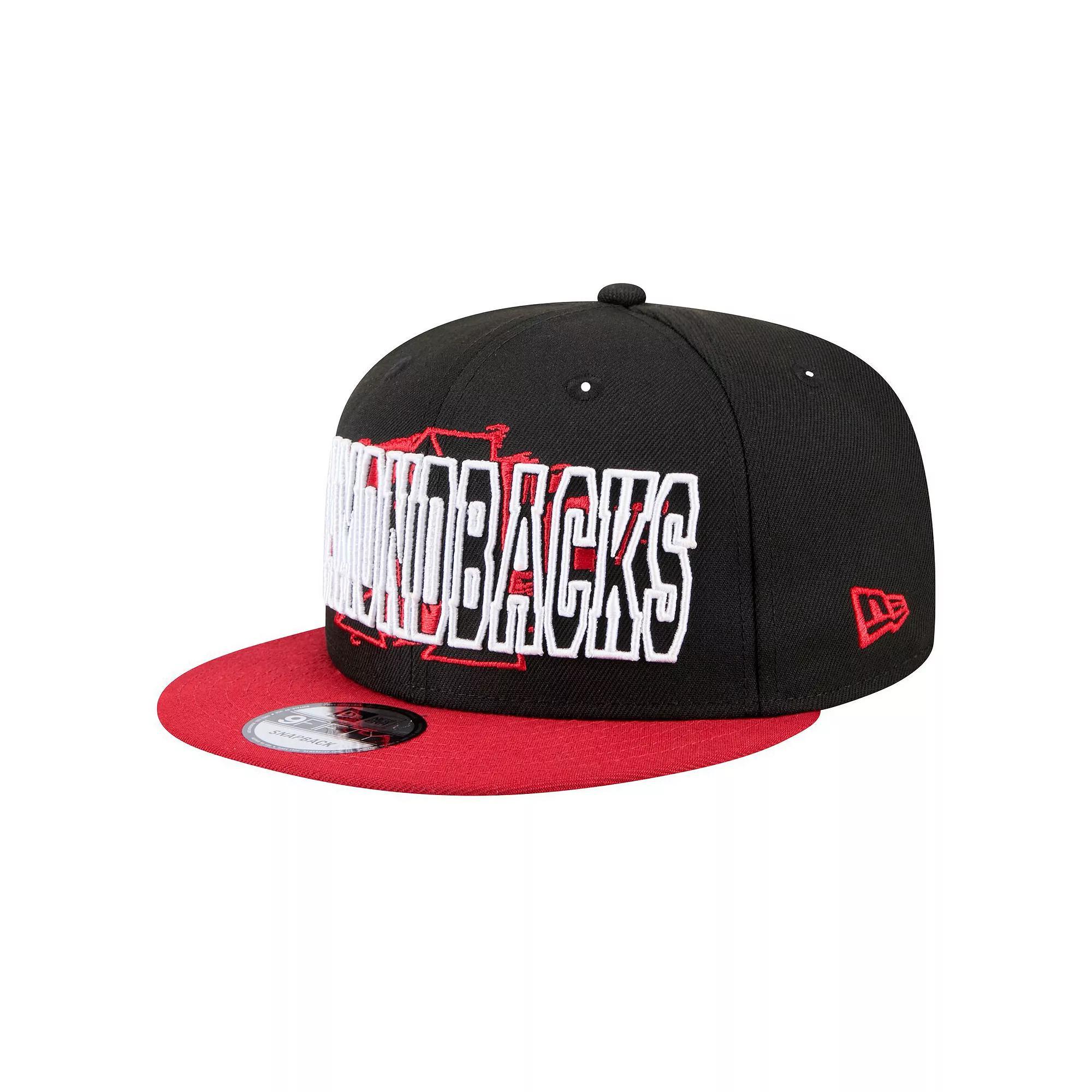 Mens New Era Arizona Diamondbacks Splatter 9FIFTY Snapback Hat Product Image