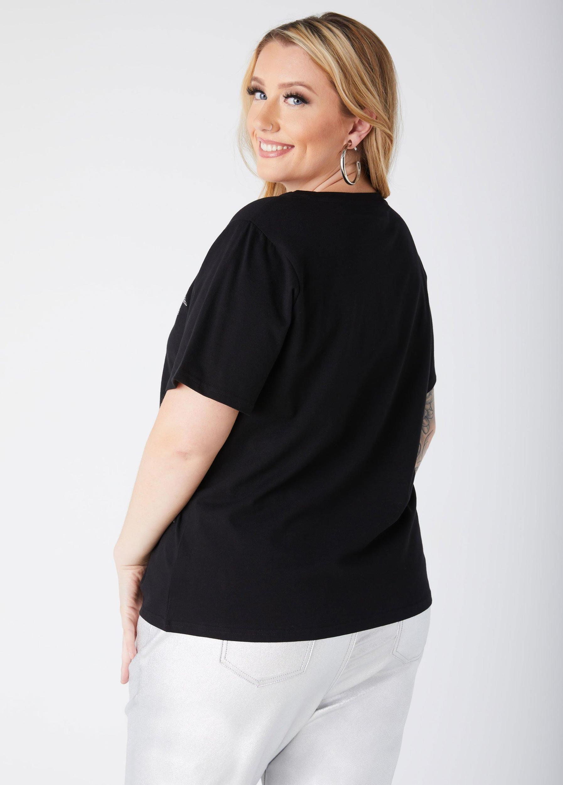 Star Embellished Graphic Tee Product Image
