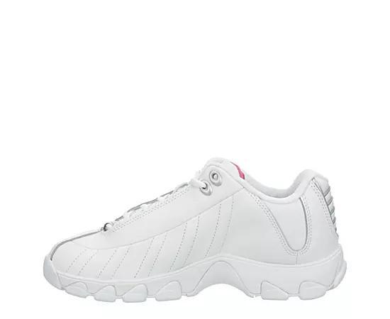 K-Swiss® ST329 CMF Women's Sneakers, Size: 8.5, White Shocking Pink Product Image