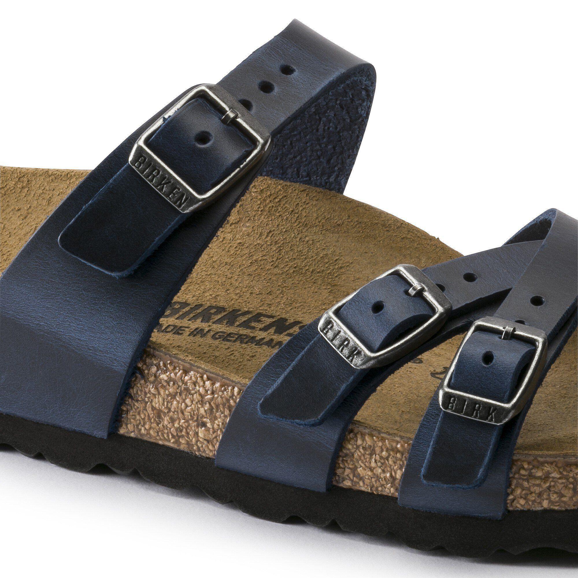 Franca Oiled Leather Blue Product Image