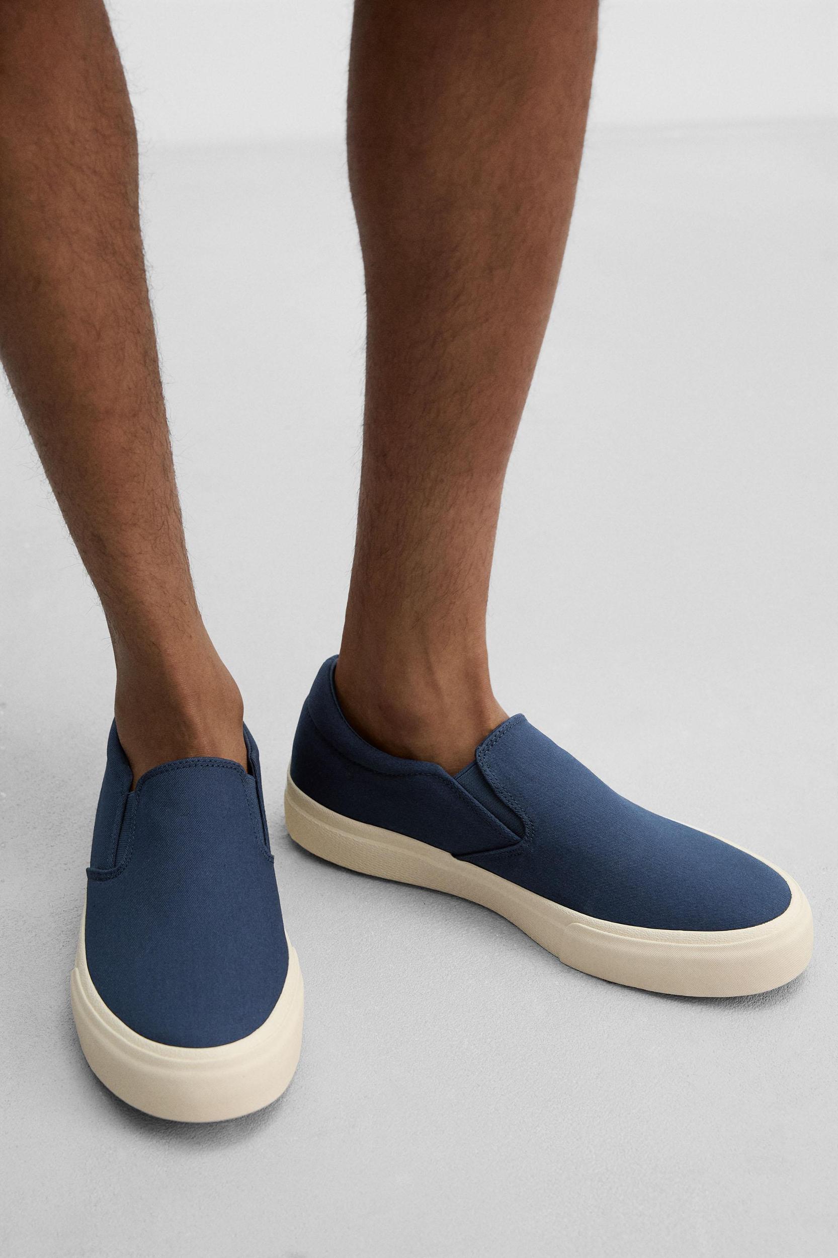 FABRIC LACELESS SNEAKERS Product Image