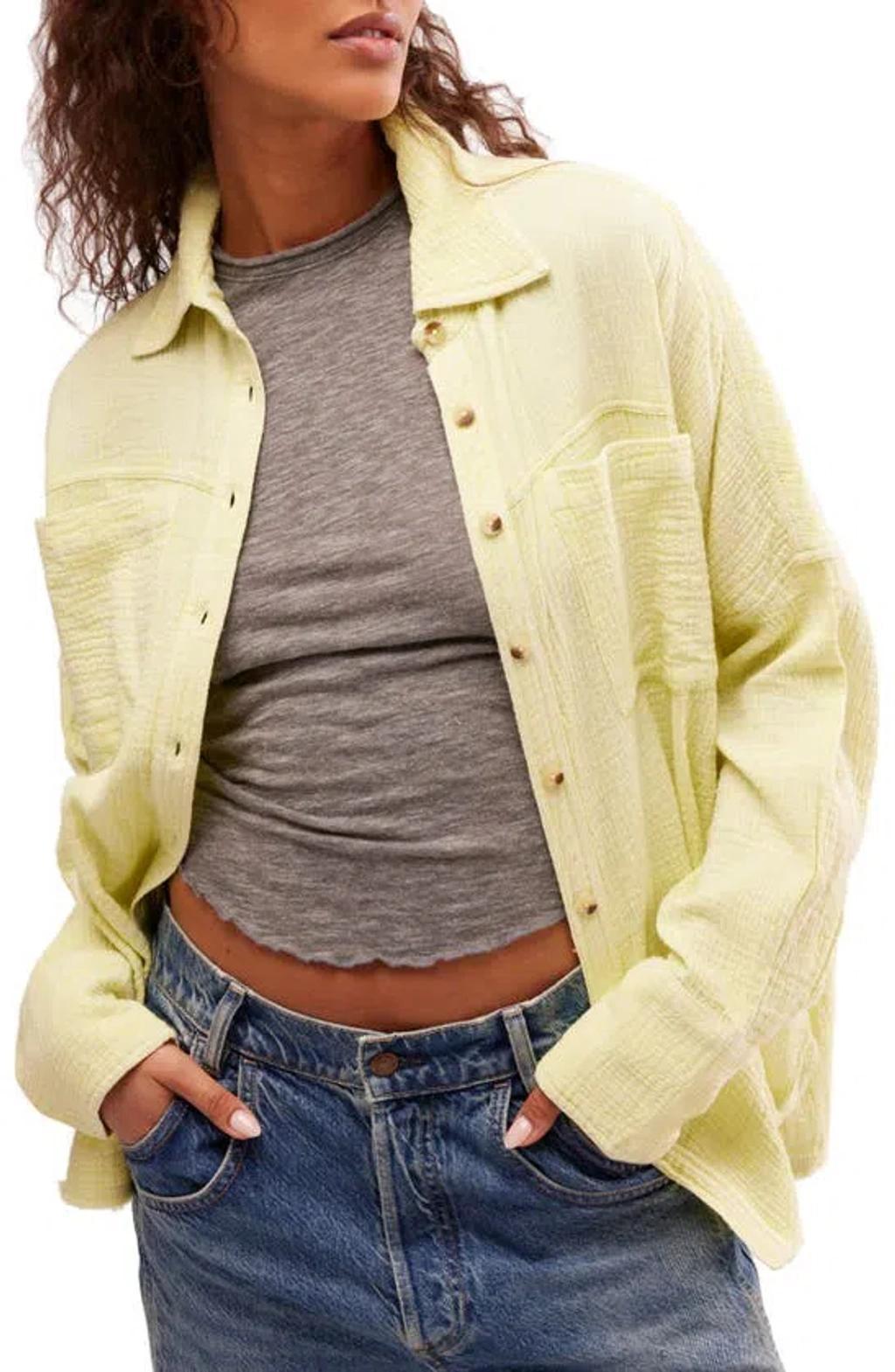 Free People Cardiff Top (Optic ) Women's Clothing Product Image