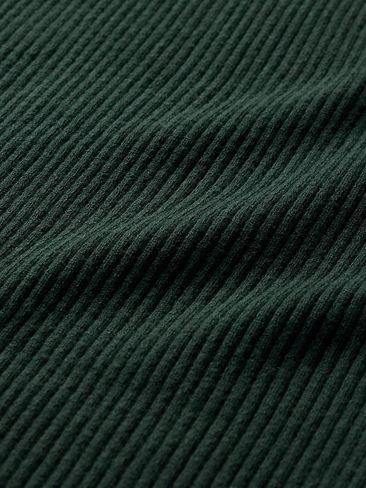 Turtleneck Rib Midi Sweater Dress Product Image