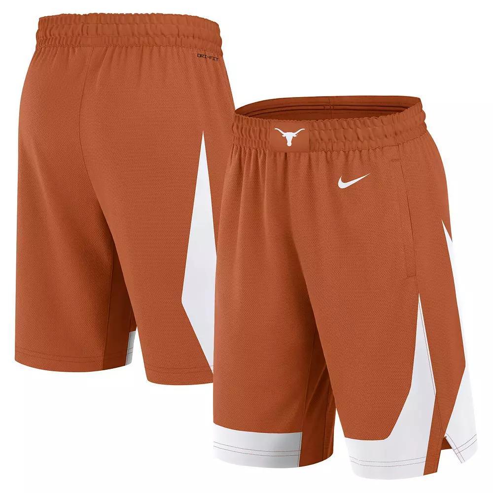 Men's Nike Texas Orange Texas Longhorns Road Replica Performance Shorts, Size: Small, Team Product Image