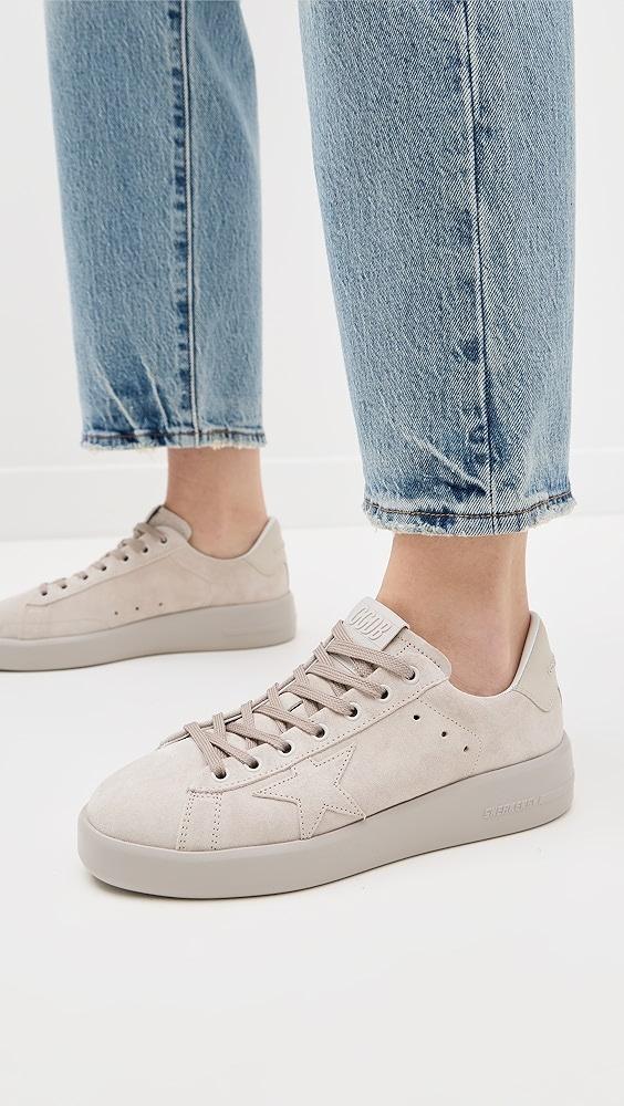 Golden Goose Pure Star Suede Upper And Star Leather Heel Sneakers | Shopbop Product Image