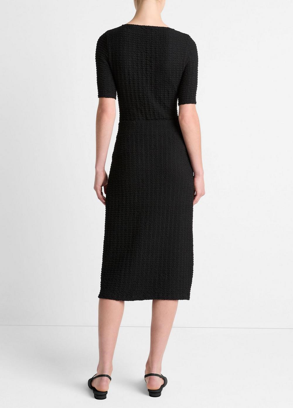 Womens Smocked Skirt, Black, Size L Vince Product Image