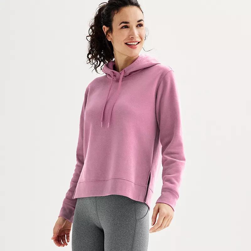 Womens Tek Gear Ultrasoft Fleece Hoodie Maiti Pink Product Image