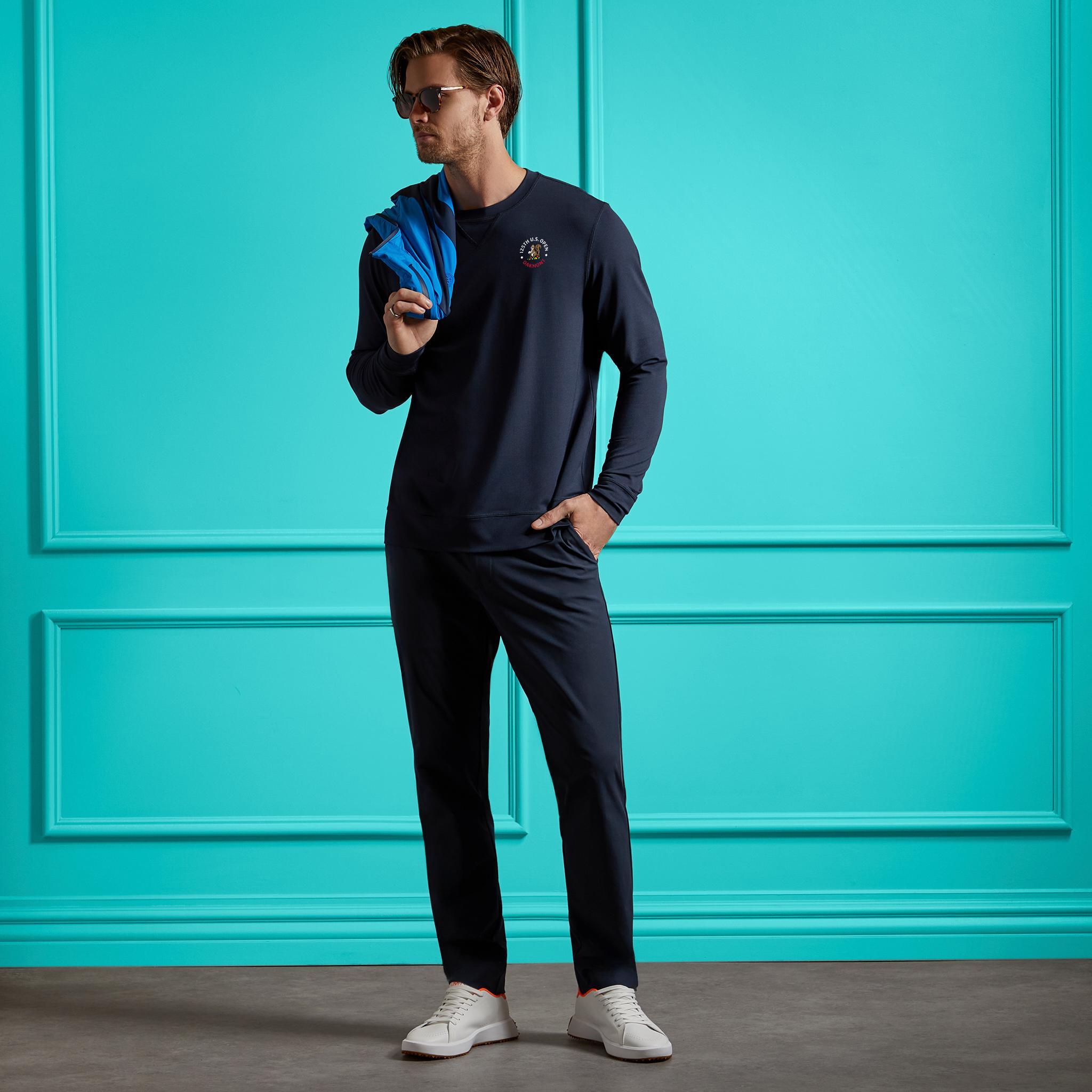 LTD RELEASE 2025 U.S. OPEN PERFORMANCE PIQUÉ CREWNECK LAYER Product Image