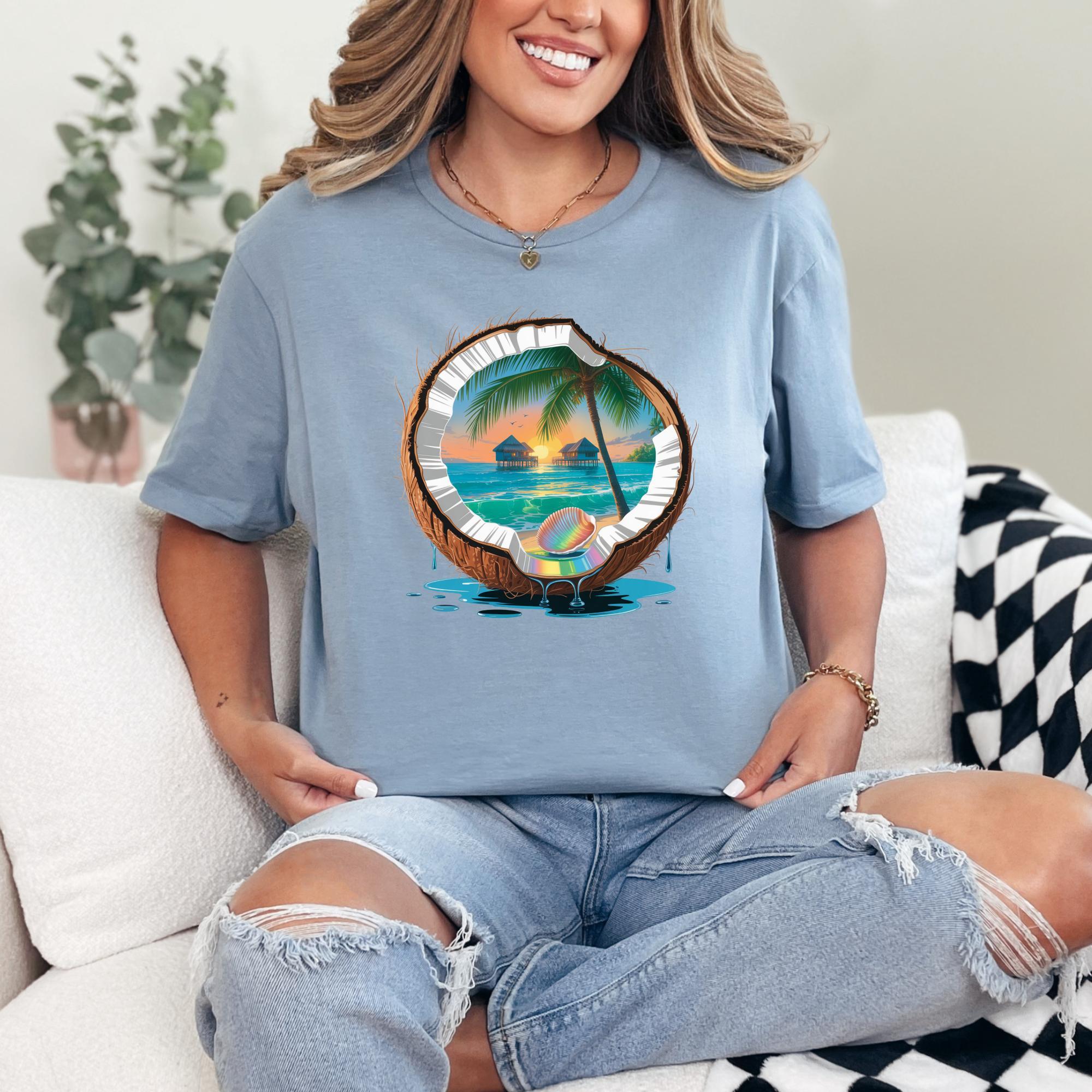Tropical Coconut T-Shirt Product Image