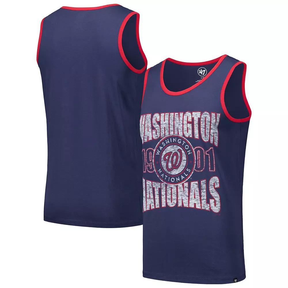 Men's '47 Navy Washington Nationals Upload Franklin Tank Top, Size: XL, Blue Product Image
