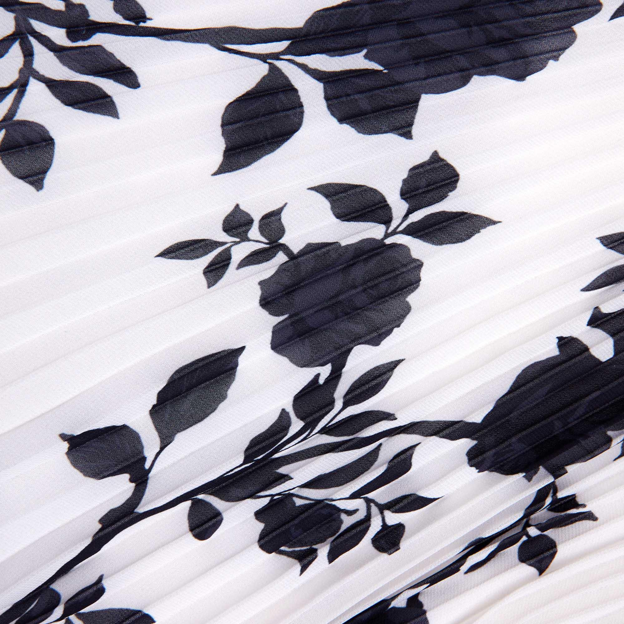 Floral Print Chiffon Maxi Dress Product Image