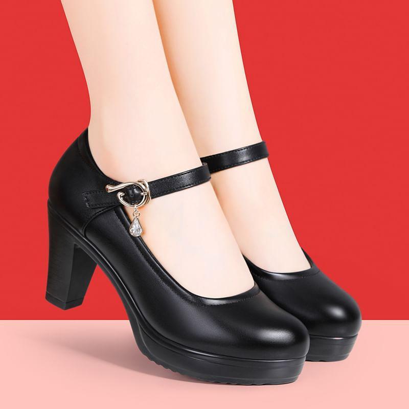 Platform Mary Jane Pumps Product Image