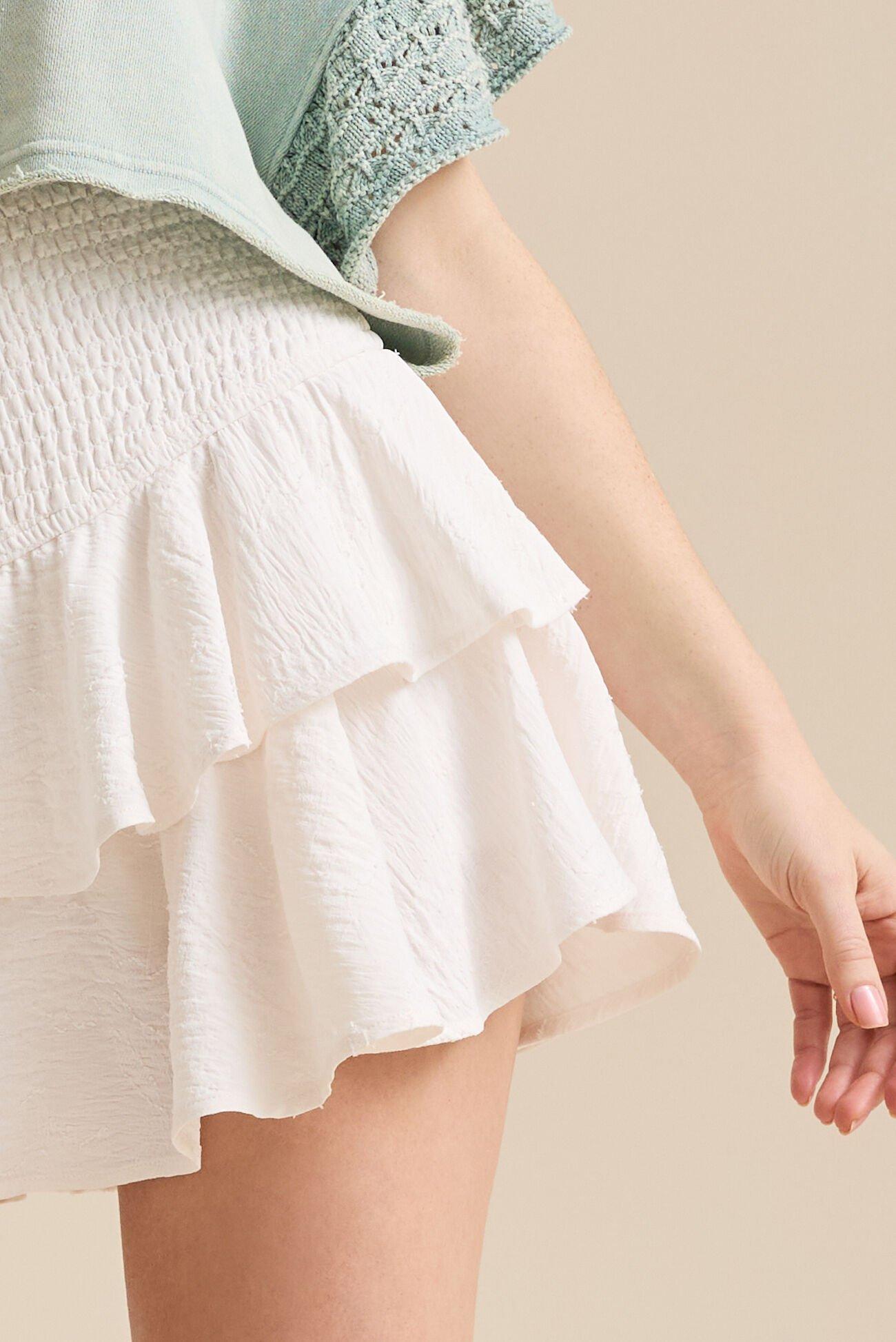 Lyla Ruffle Mini Skort Product Image