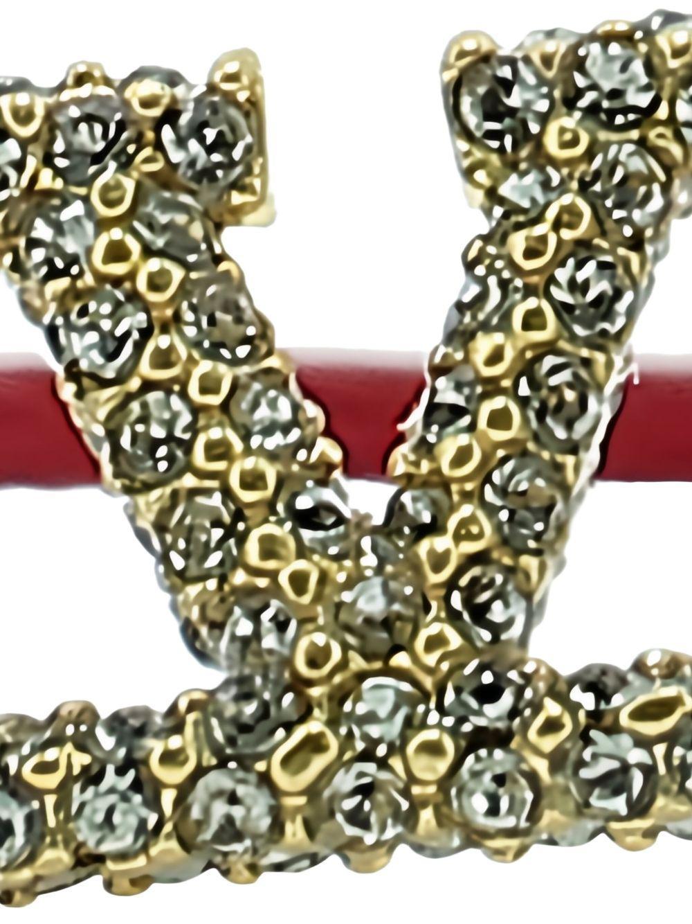 VLogo Signature crystal-embellished bracelet Product Image