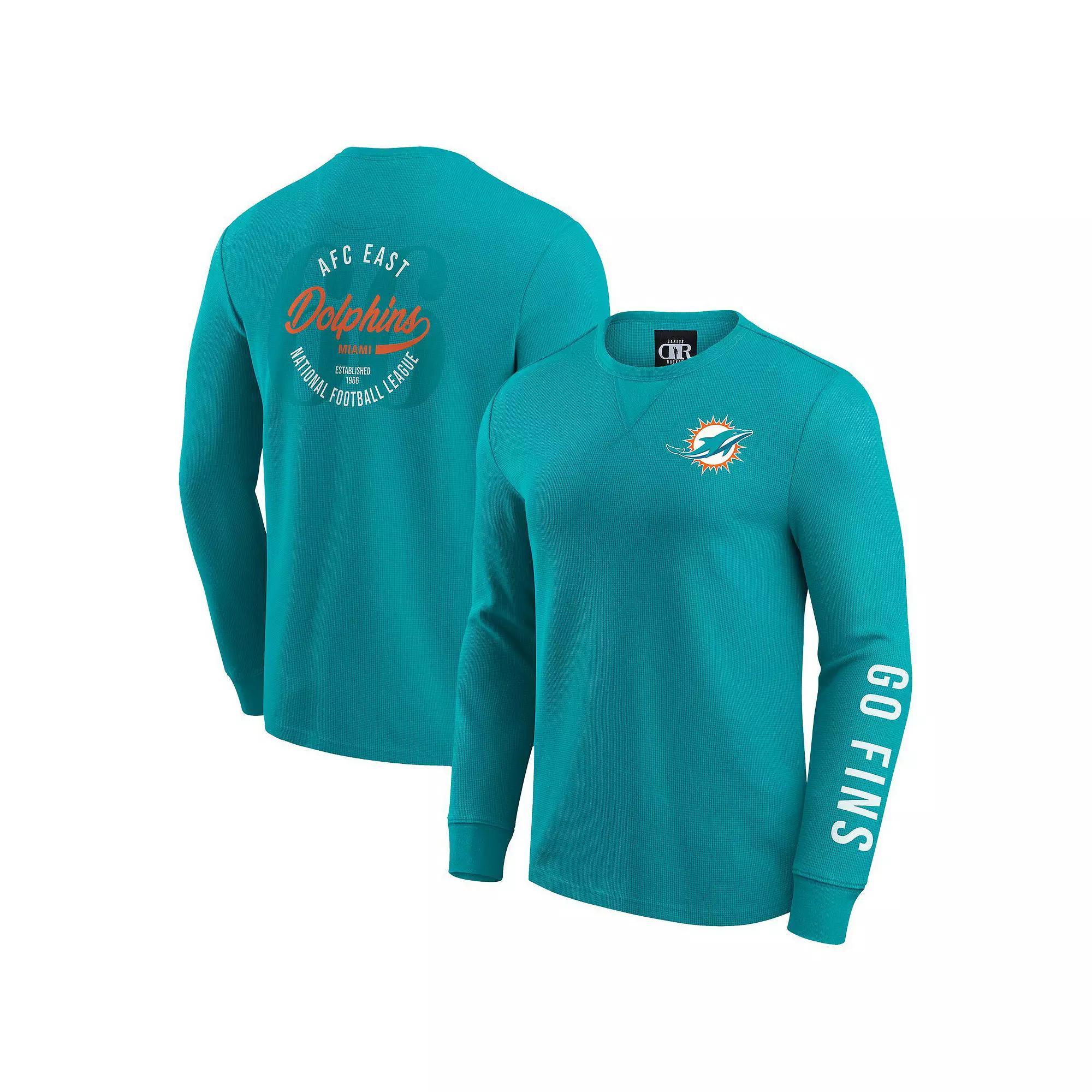 Men's Darius Rucker Collection by Fanatics Pewter Tampa Bay Buccaneers Washed Waffle-Knit Long Sleeve T-Shirt, Size: 3XL, Charco Product Image