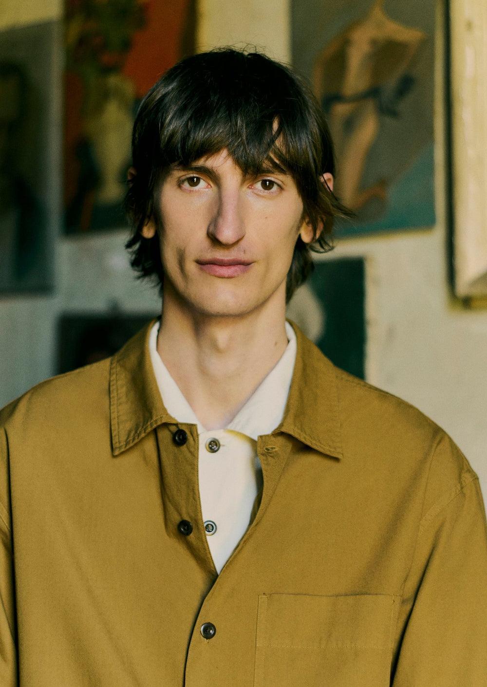 Garment Dyed Oxford Shirt | Old Gold Product Image