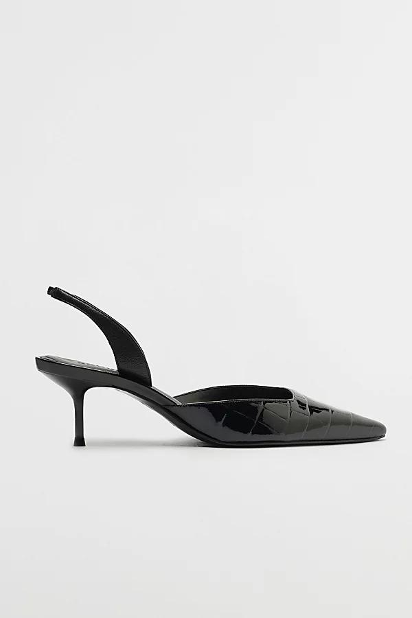 Womens Paola 65MM Leather Mid-Heel Pumps Product Image