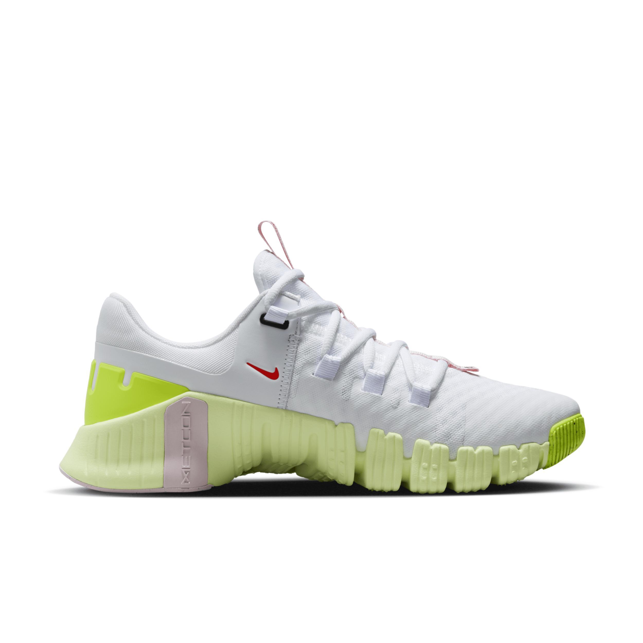 Nike Womens Free Metcon 5 - Running Shoes Bright Crimson/White/Barely Volt Product Image