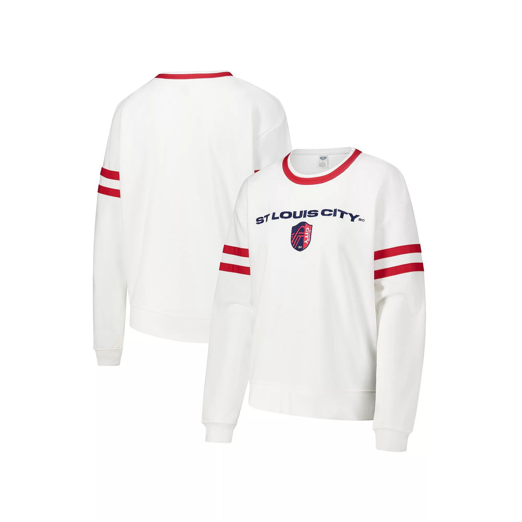 Women's Concepts Sport White St. Louis City SC Borough Long Sleeve T-Shirt, Size: Large, Slc White Product Image