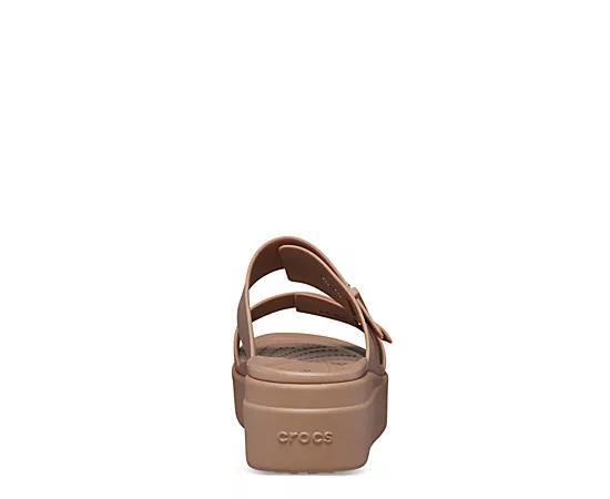 Crocs Brooklyn Women's Wedge Sandals, Size: 11, Black Product Image