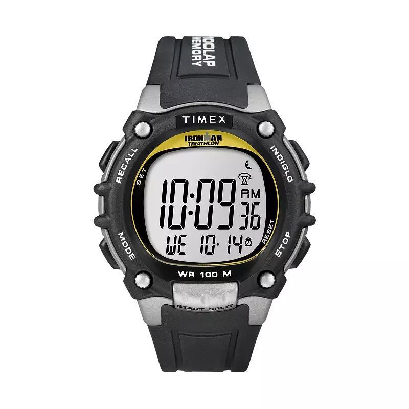 Timex Mens Ironman Triathlon Digital Watch - T5E2319J, Black Product Image