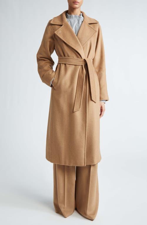 Manuela Belted Camel Hair Coat, Camel Product Image