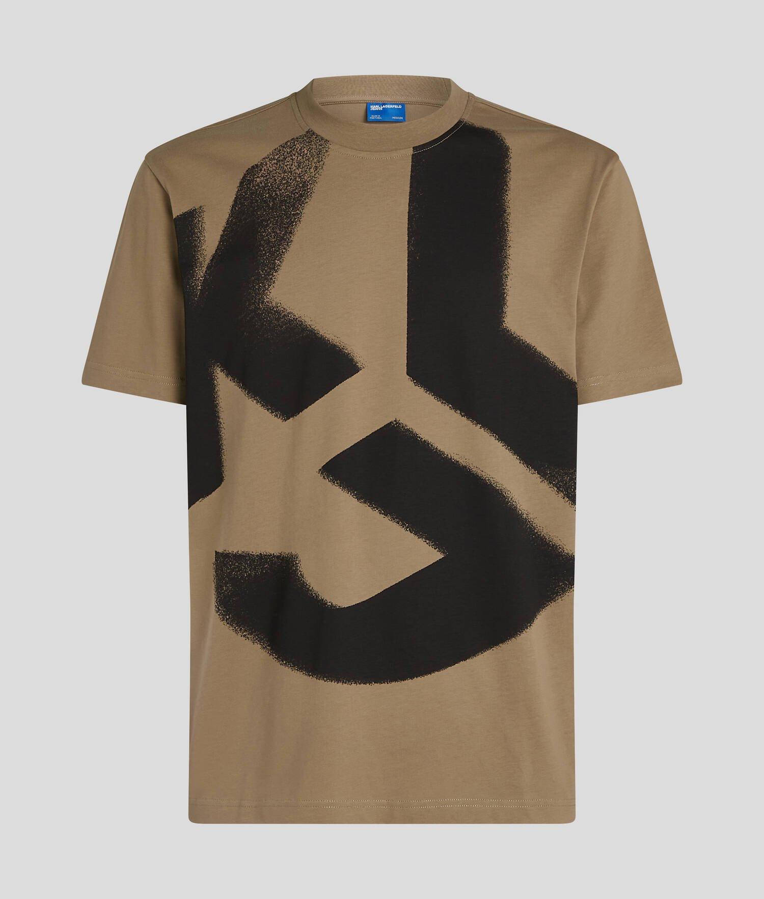 KLJ MONOGRAM BLEACHED T-SHIRT  Product Image