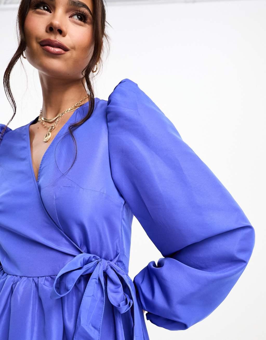 Monki midi wrap dress Product Image