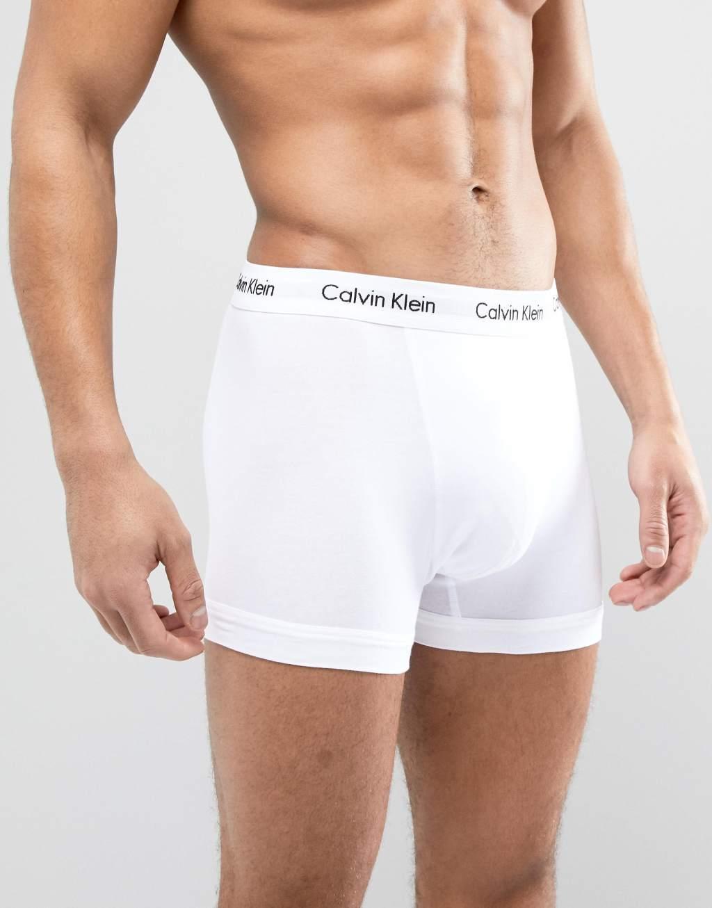 Calvin Klein Cotton Stretch 3-pack trunks Product Image