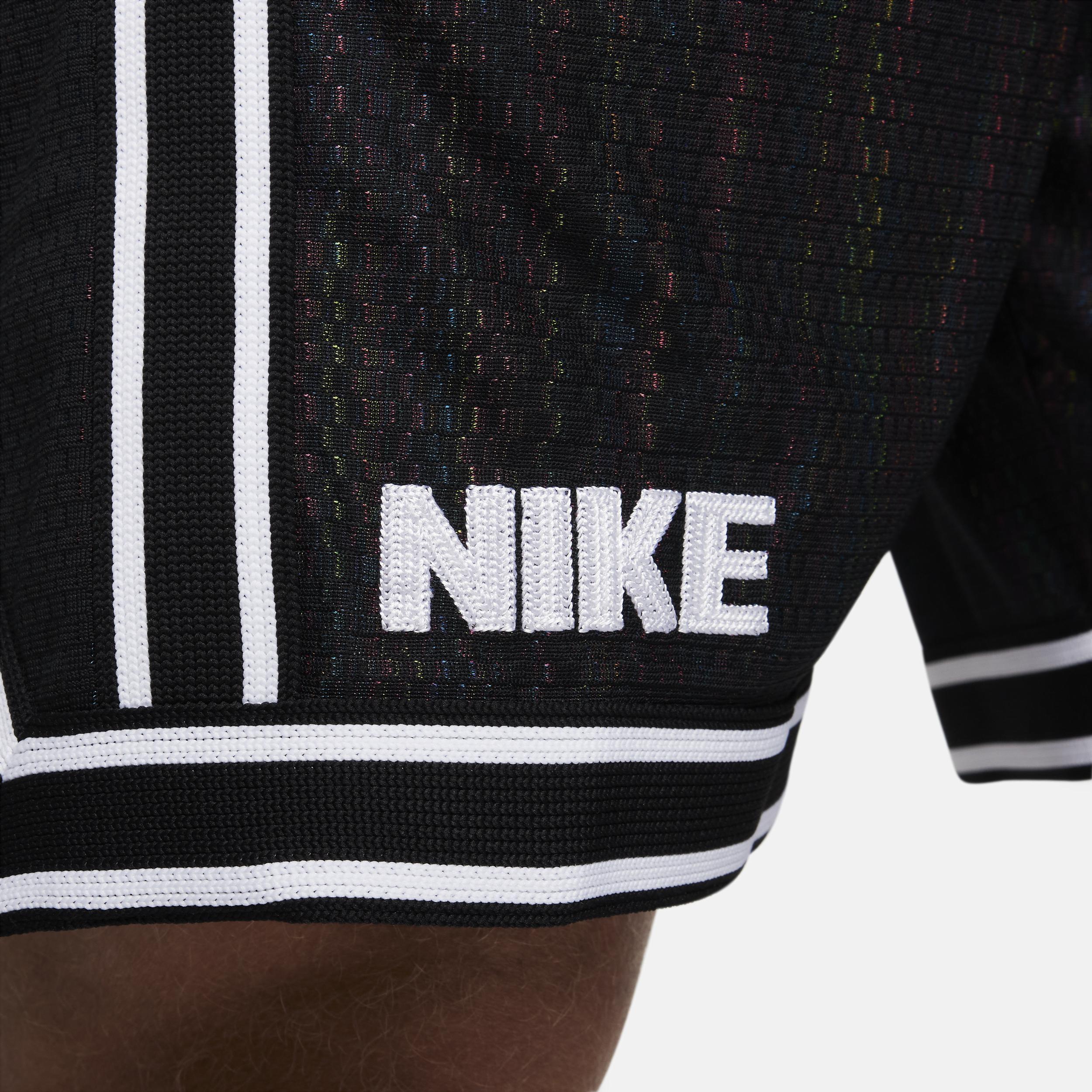 Nike Mens Dri-FIT DNA+ NAOS 8 Shorts - Black/White Product Image