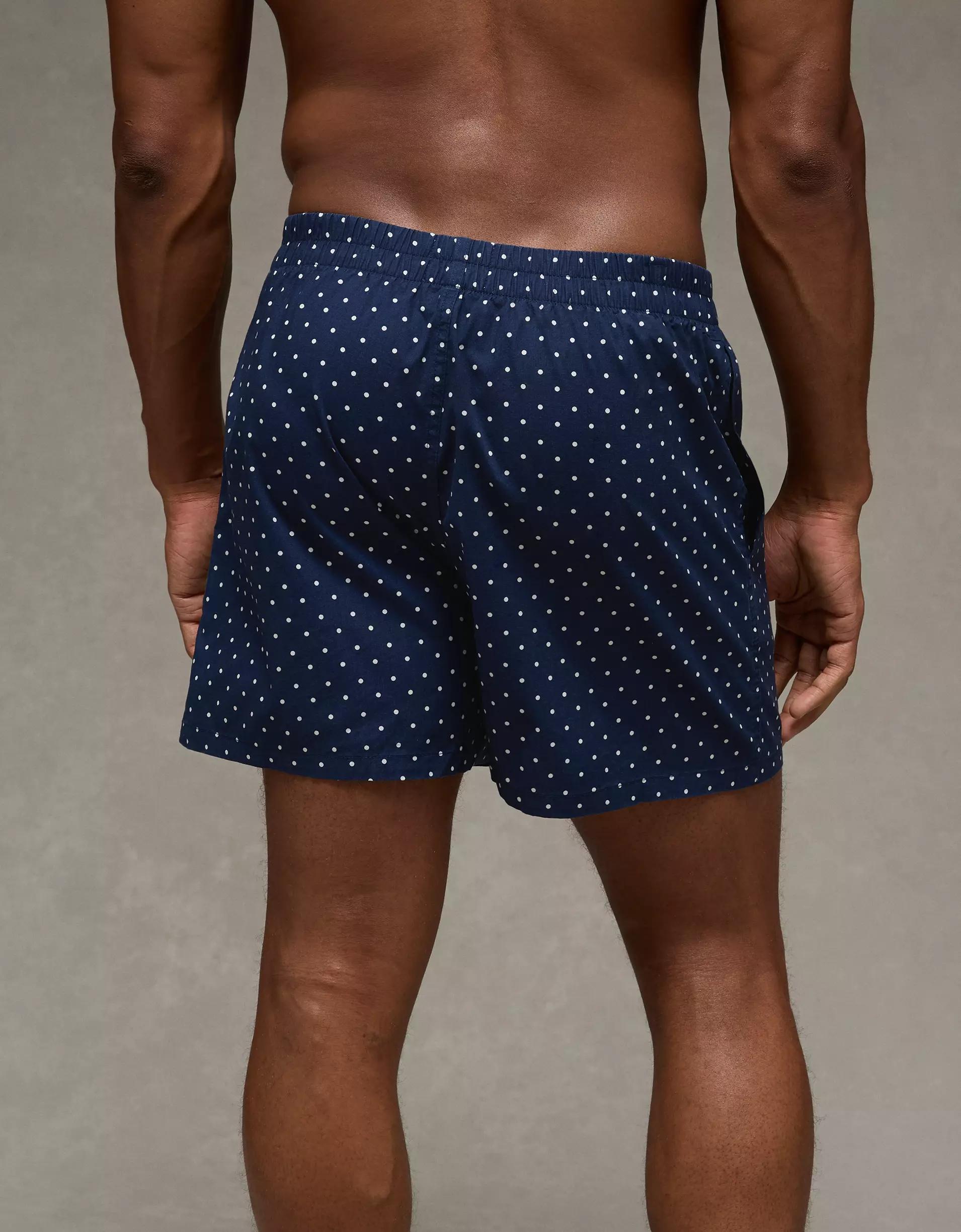 AEO Men's Polka Dots Poplin Pocket Boxer Short Product Image