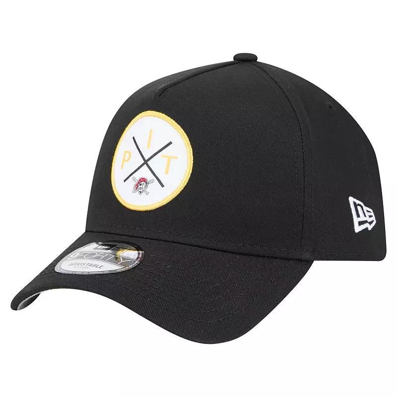 Men's New Era Black Kansas City Royals 9FORTY A-Frame Adjustable Hat Product Image