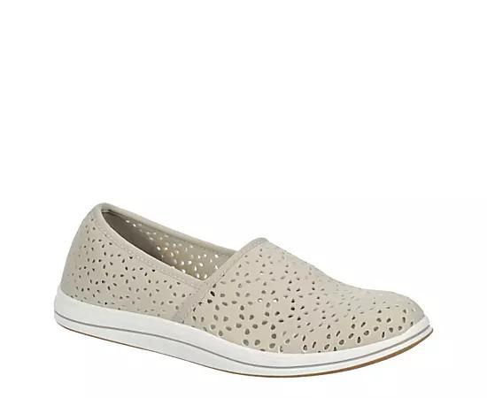 Clarks® Cloudsteppers Breeze Emily Women's Slip-On Shoes, Size: 8.5, Light Brown Product Image
