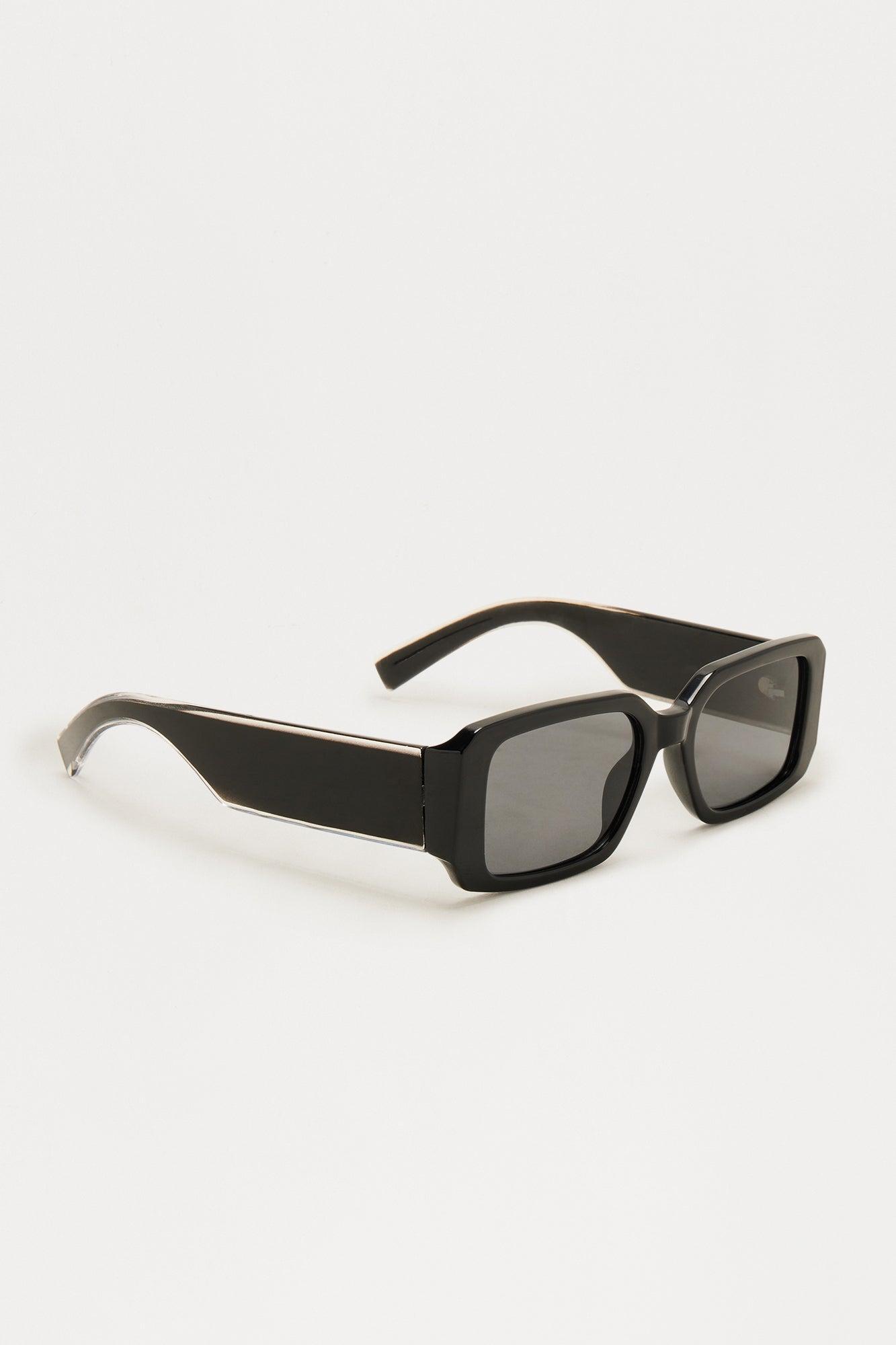 Feeling Famous Square Sunglasses - Black Product Image