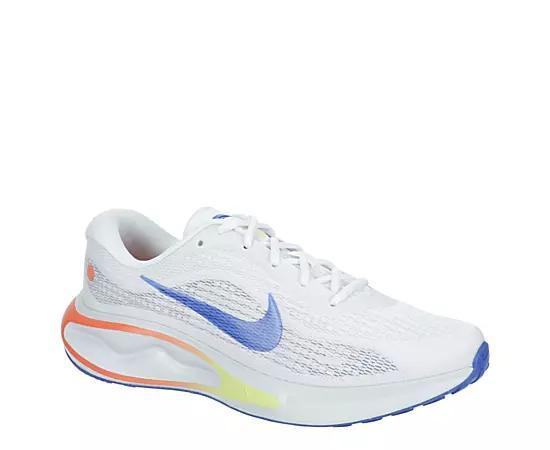 Nike Journey Run Men's Road Running Shoes, Size: 15, White Black Jade Product Image