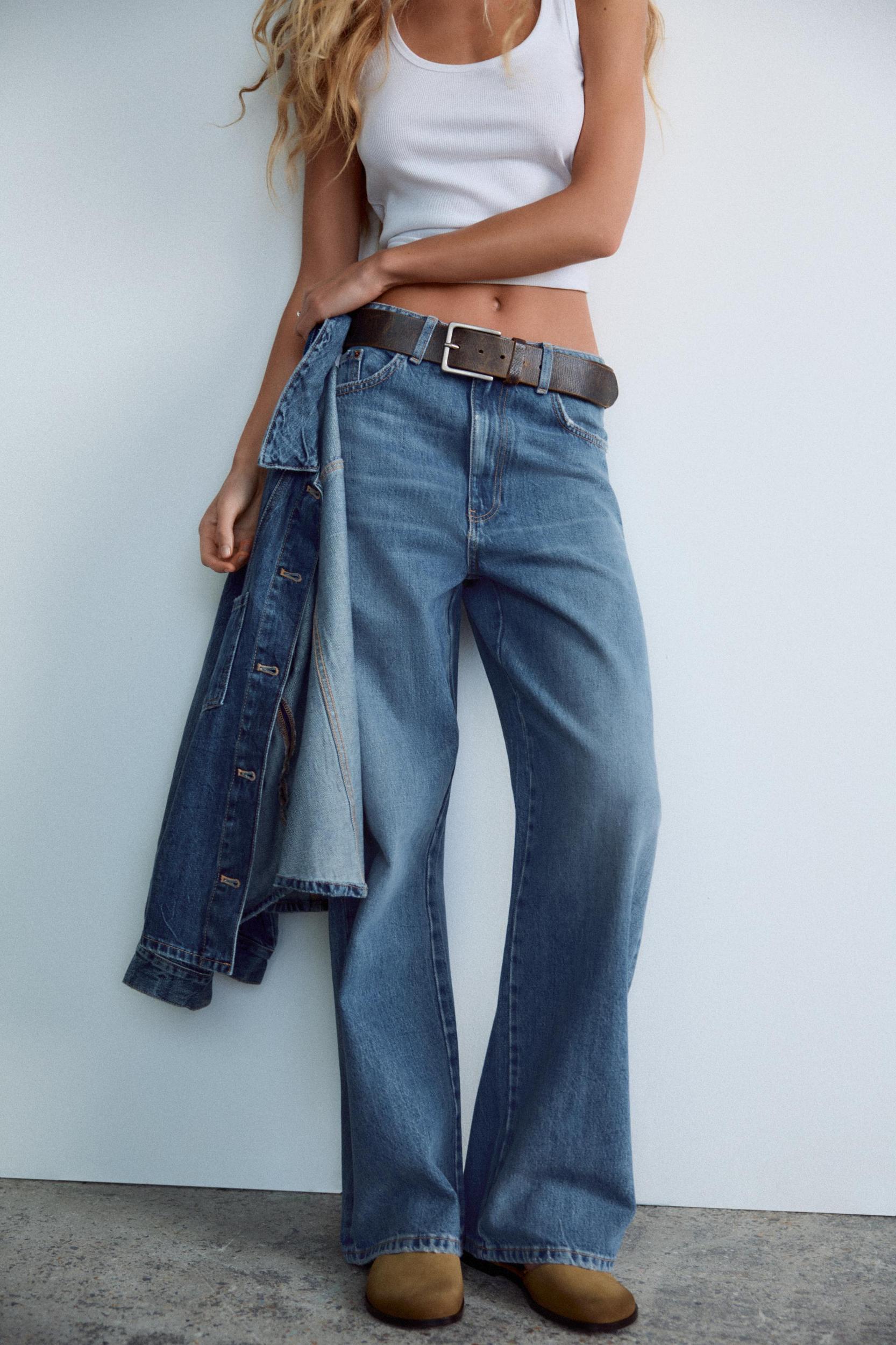 TRF MID-RISE BAGGY JEANS Product Image