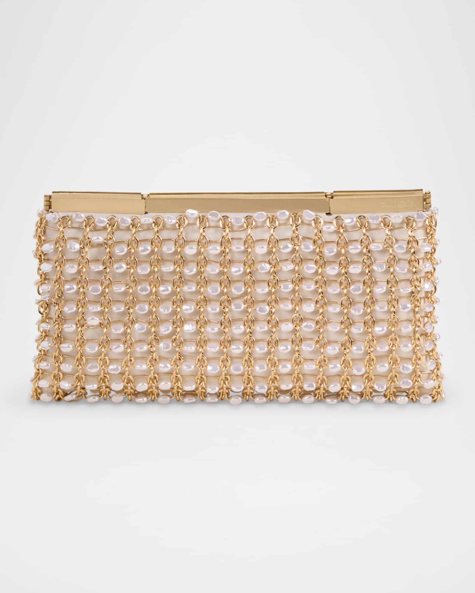Felice Pearly Metal Crossbody Bag  Product Image