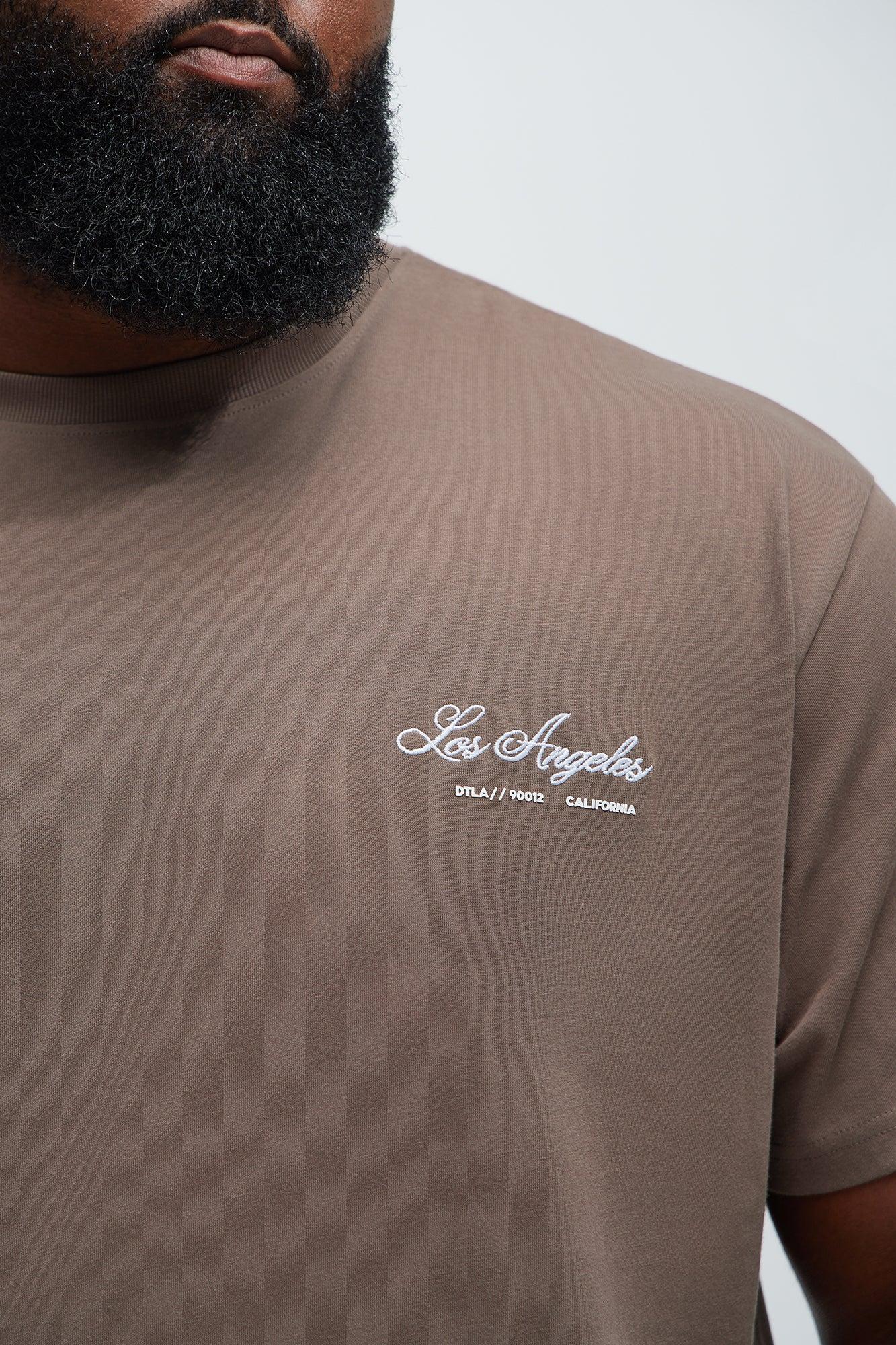 DTLA / 90012 Short Sleeve Tee - Brown Product Image