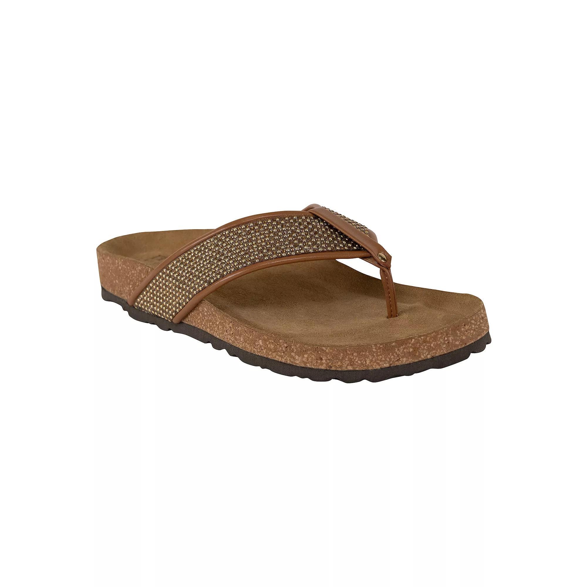 Italian Shoemakers Delani Women's Sandals, Size: 8, Luggage Product Image