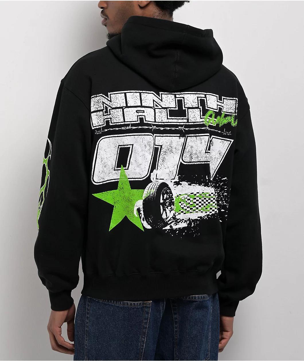 Ninth Hall Global Black Hoodie Product Image