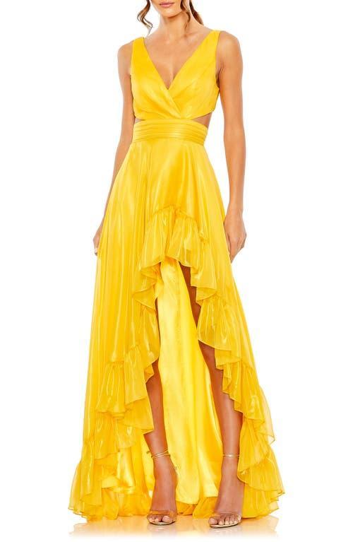 Womens Ieena High-Low Ruffle Gown Product Image