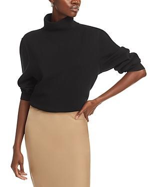 Andrew Marc Sport Womens Fleece Turtleneck Long Sleeve Pullover Sweatshirt Product Image