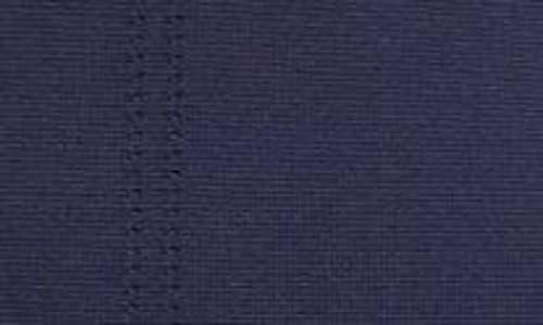 ST JOHN St. John Collection Suspended Pavé Long Sleeve Milano Knit Dress In Navy Product Image