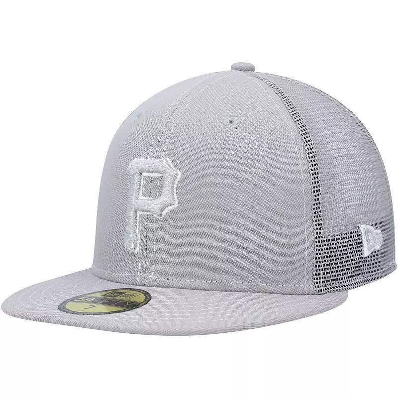 Men's New Era  Gray Pittsburgh Pirates 2023 On-Field Batting Practice 59FIFTY Fitted Hat, Size: 7 1/4, Grey Product Image