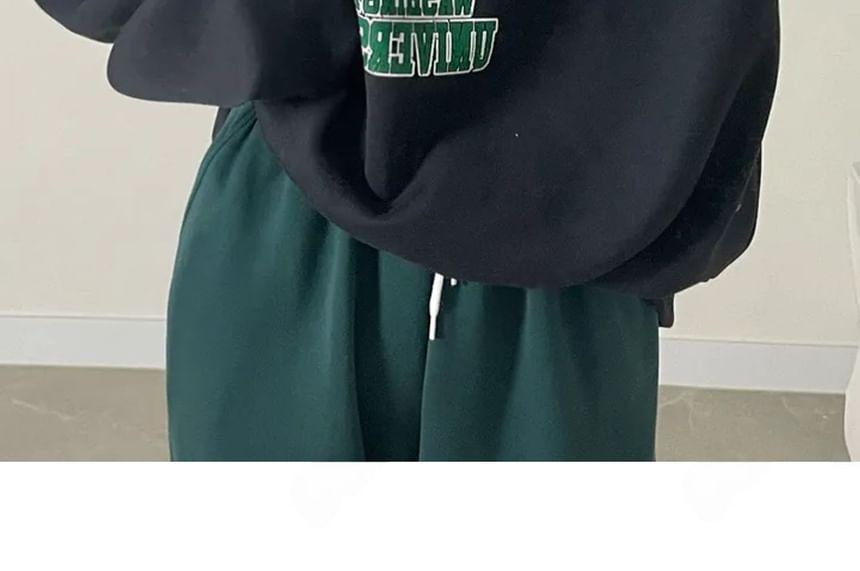 Lettering Loose-Fit Pullover Product Image