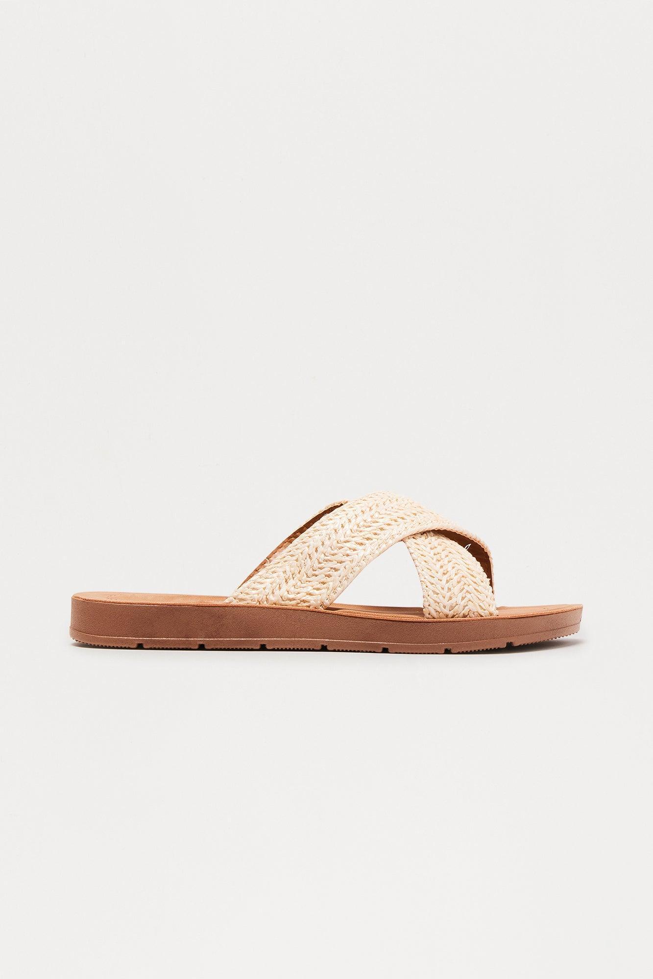 Shaws Cove Slip On Sandals - Beige Product Image