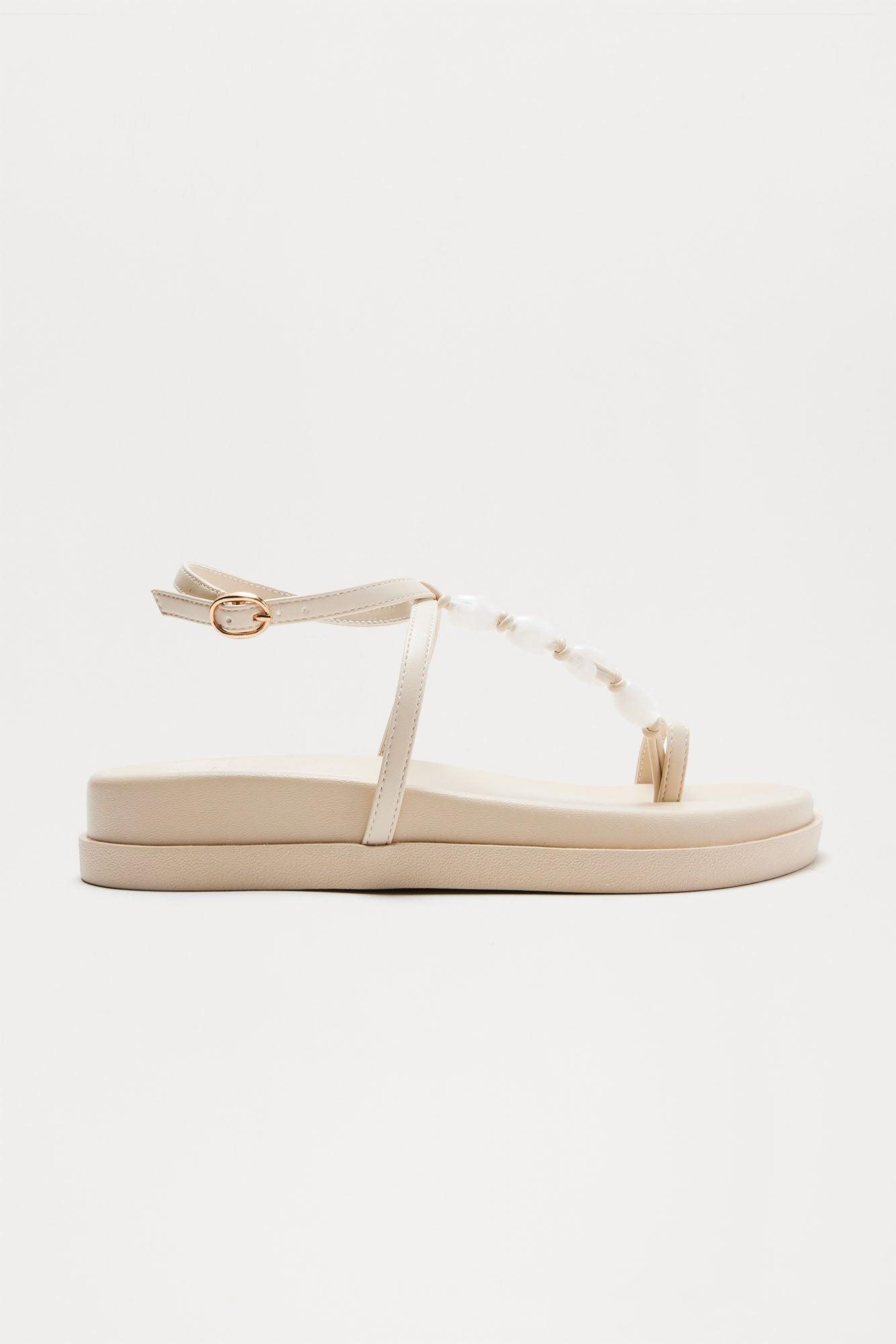 Catalina Island Sandals - Ivory Product Image